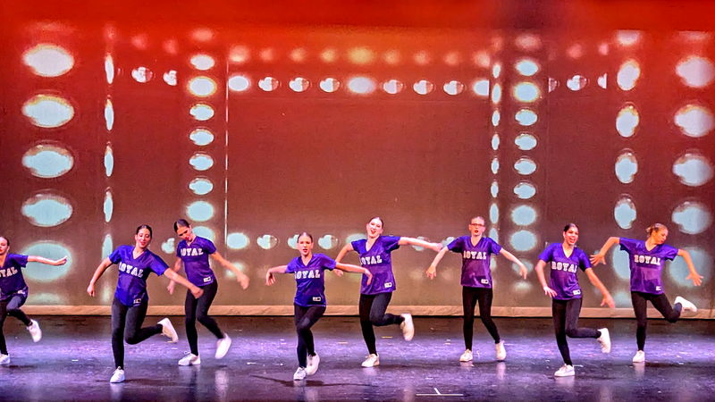 Summer dance recital with projection mapping, digital backdrop and dance lighting in Phoenix AZ